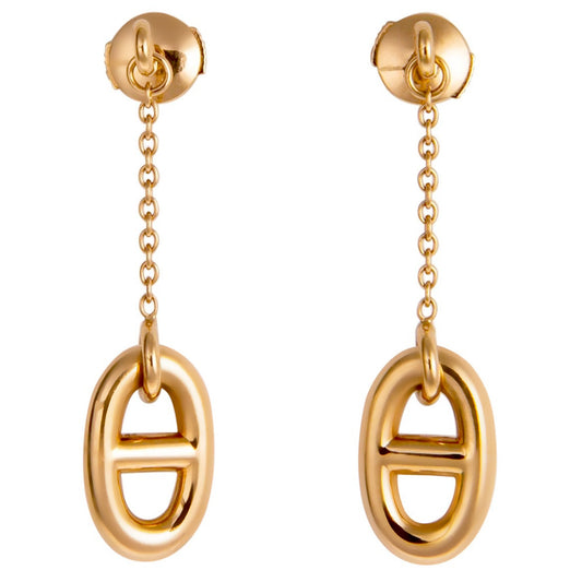 Herthtmes Farandole Drop Rose Gold Earrings