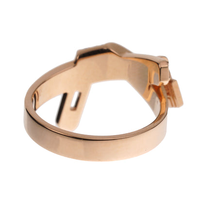 Herthtmes Kelly Gavroche Diamond Rose Gold Cocktail Ring