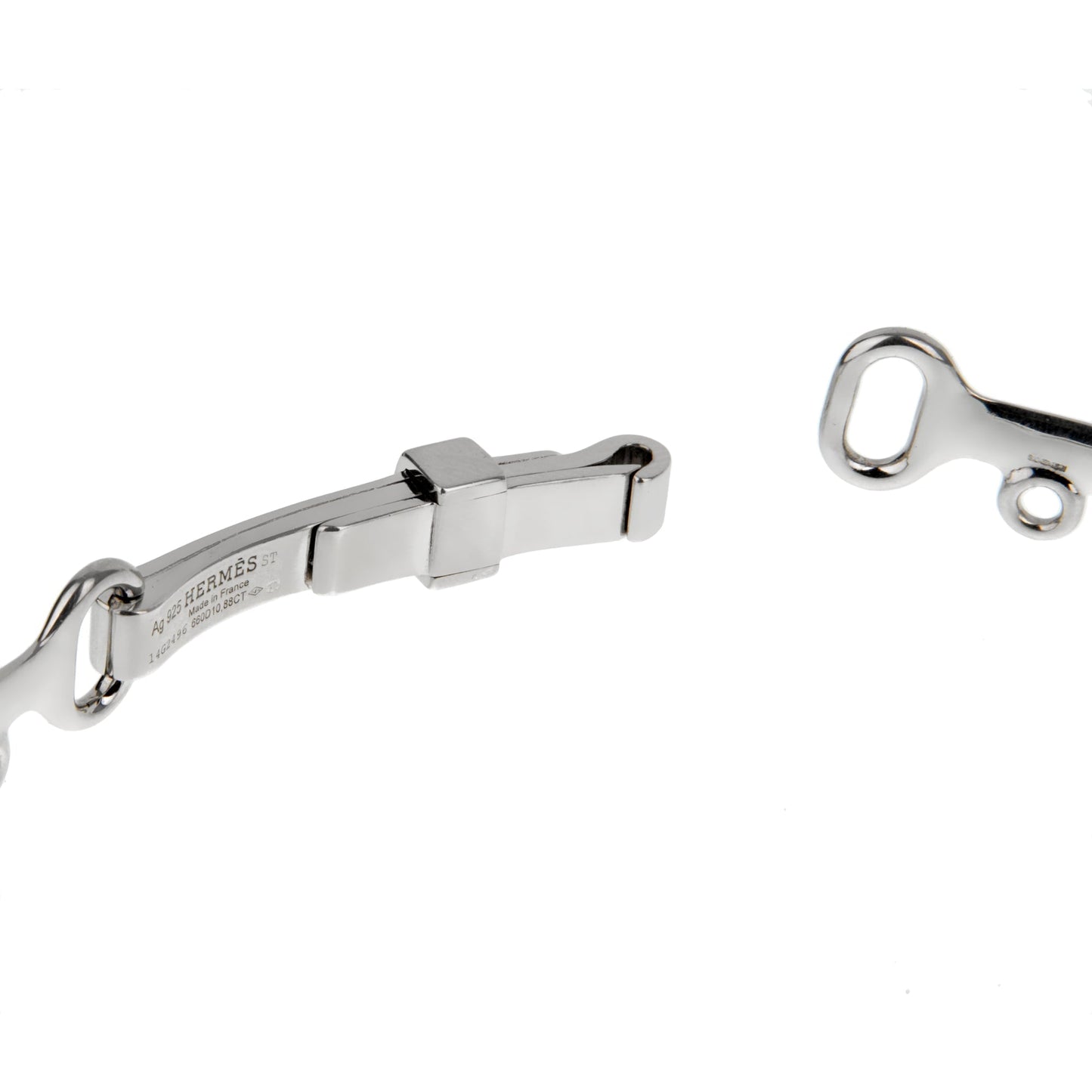 Herthtmes Long Chain Diamond 10.88ct Silver Choker Statement Necklace