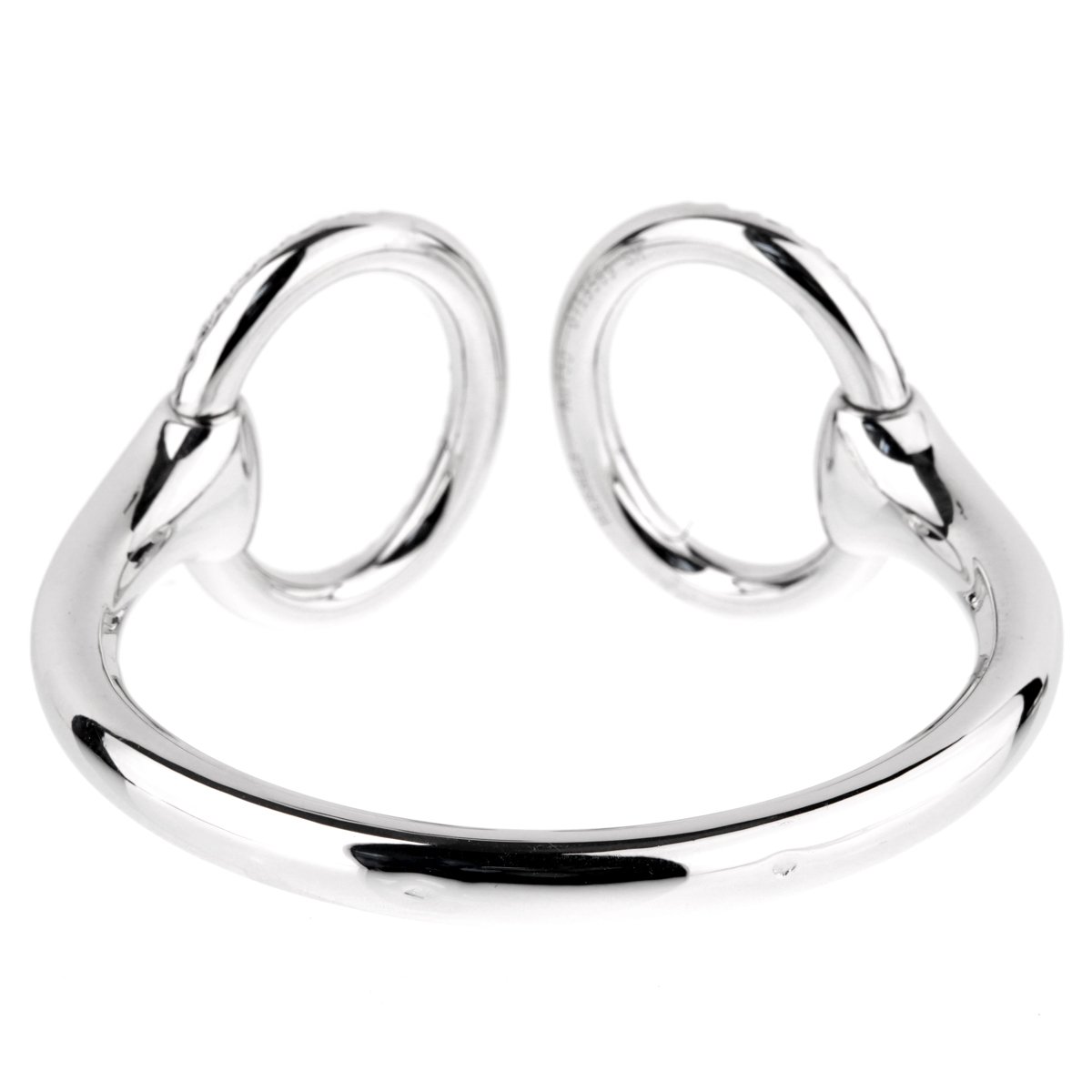 Herthtmes Nausicaa Diamond Cuff Bangle Bracelet