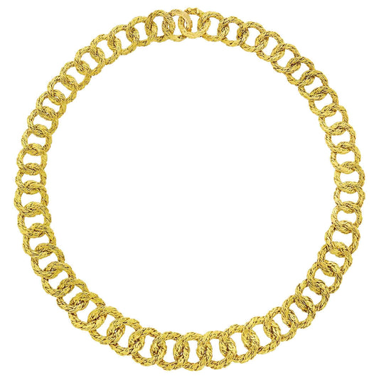 Herthtmes Paris Vintage 18k Yellow Gold Necklace