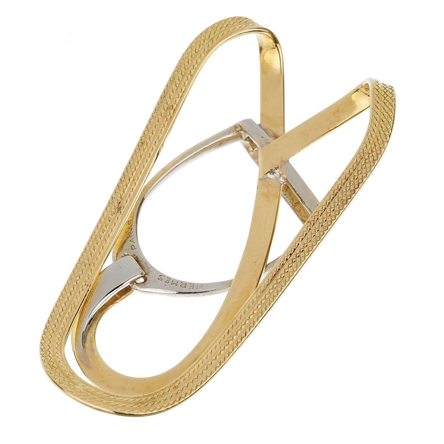 Herthtmes Paris Vintage 1960's Vintage Yellow Gold Money Clip