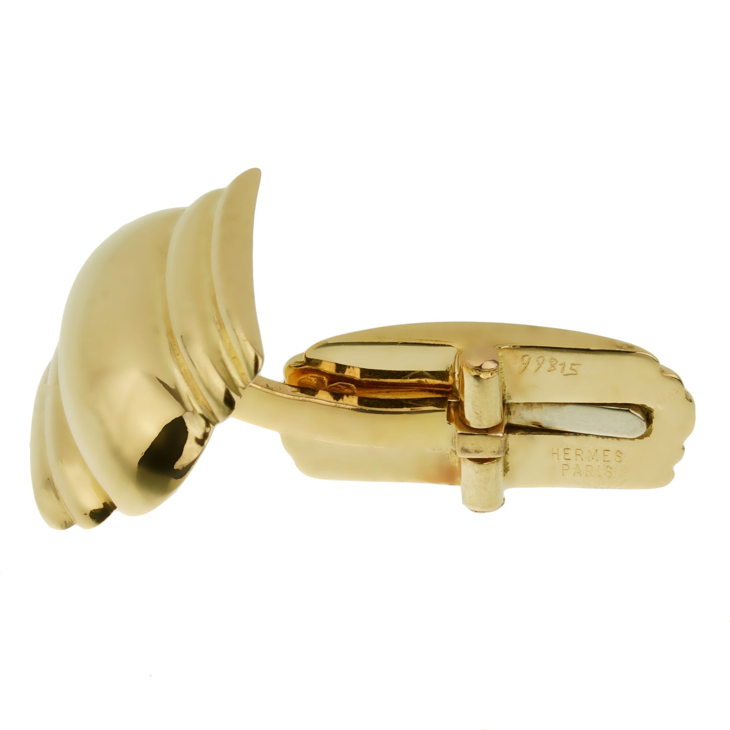 Herthtmes Paris Vintage 18k Yellow Gold Cufflinks