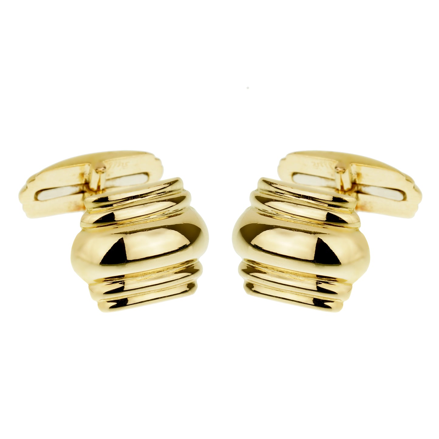 Herthtmes Paris Vintage 18k Yellow Gold Cufflinks