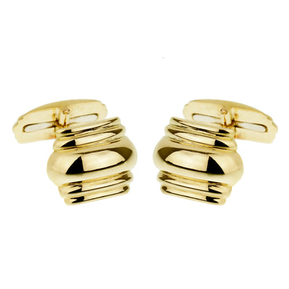 Herthtmes Paris Vintage 18k Yellow Gold Cufflinks