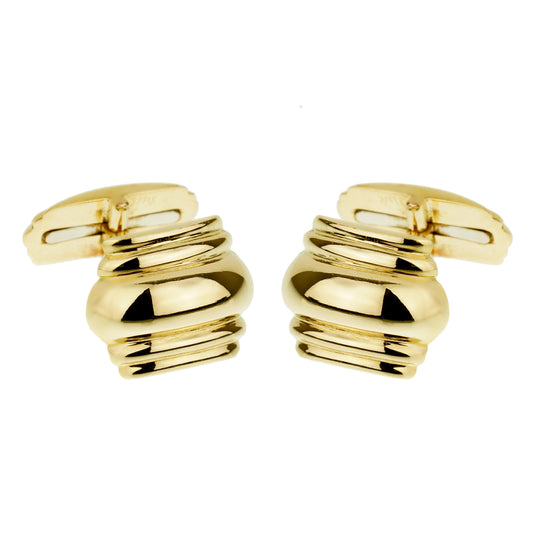 Herthtmes Paris Vintage 18k Yellow Gold Cufflinks