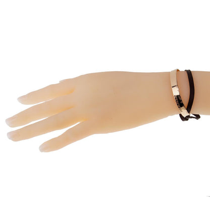Herthtmes Rose Gold Bangle Bracelet