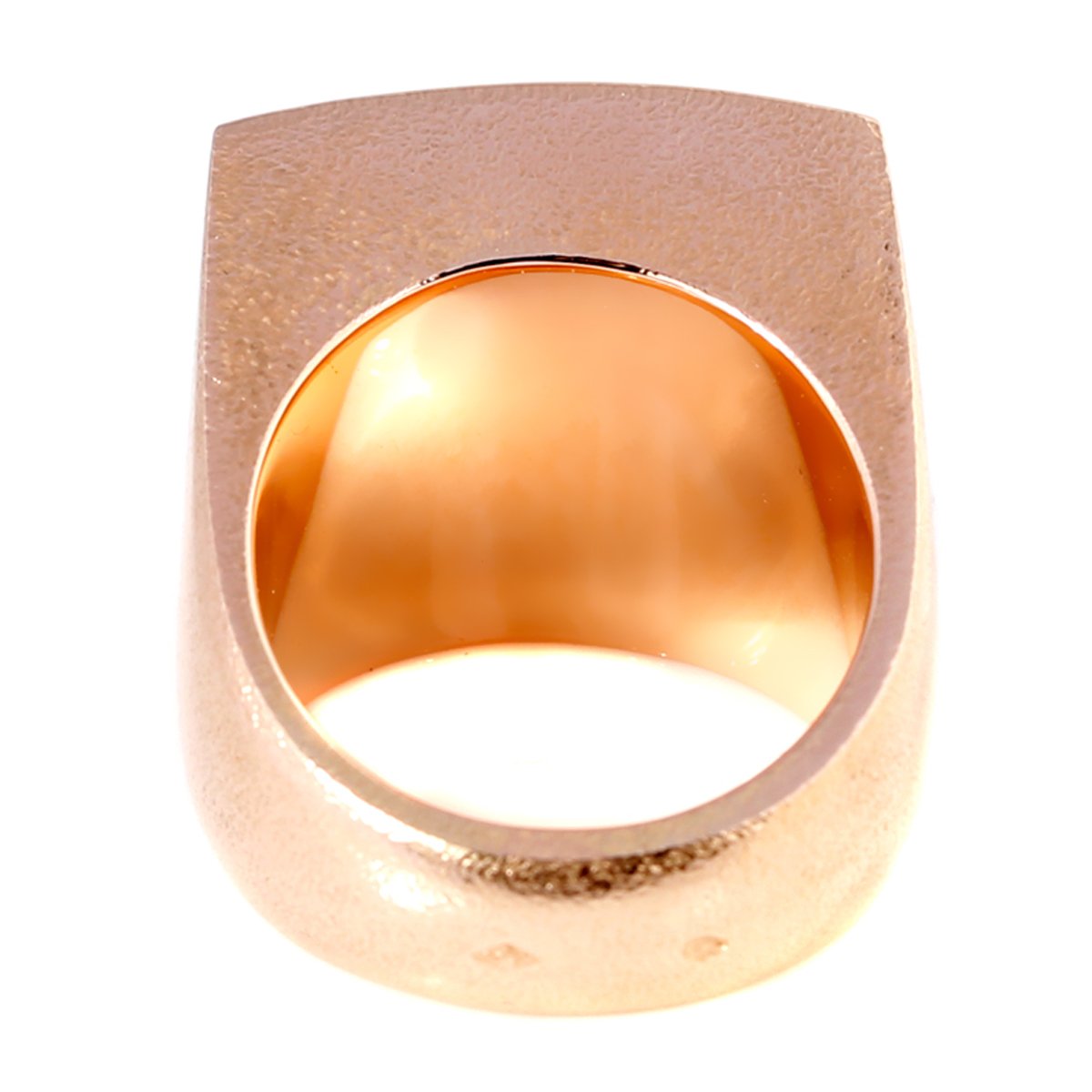 Herthtmes Rose Gold Square Ring