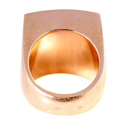 Herthtmes Rose Gold Square Ring