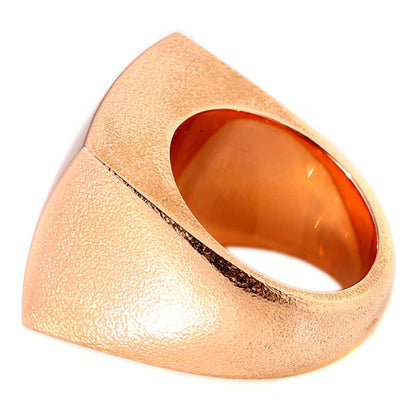 Herthtmes Rose Gold Square Ring