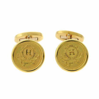 Herthtmes Yellow Gold Cufflinks
