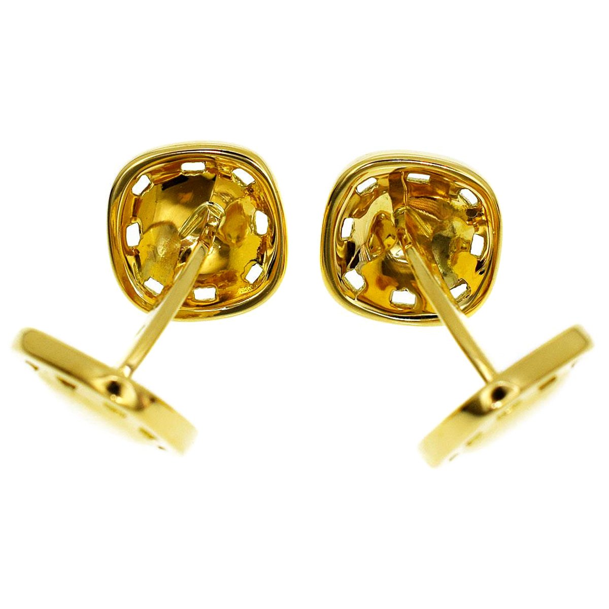 Herthtmes Vintage 18k Yellow Gold Cufflinks