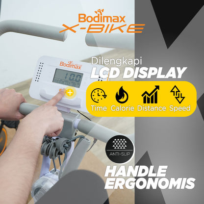 Sepeda Statis BODIMAX X-BIKE GREY