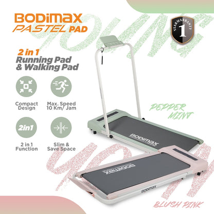 BODIMAX RUNNING PAD PASTEL PINK