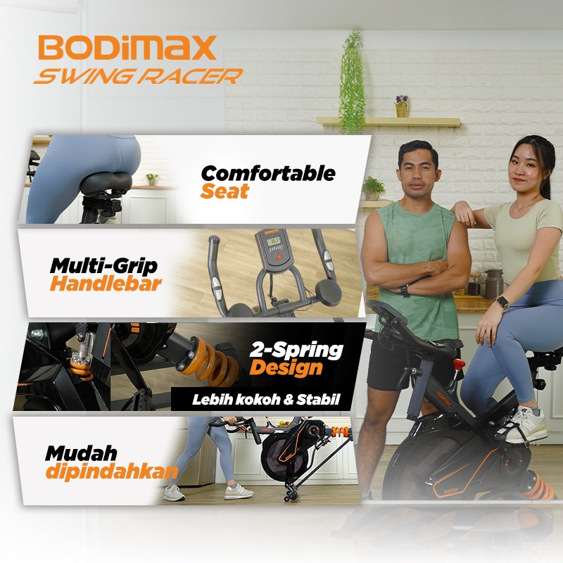 SEPEDA STATIS BODIMAX SWING RACER