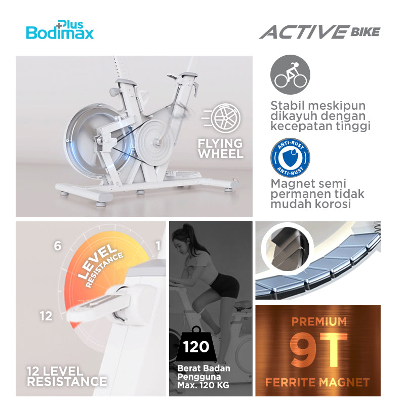 SEPEDA STATIS BODIMAX ACTIVE BIKE