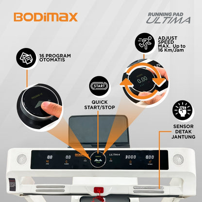 TREADMILL BODIMAX RUNNING PAD ULTIMA