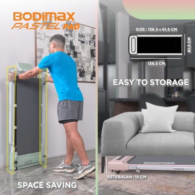 BODIMAX RUNNING PAD PASTEL IVORY