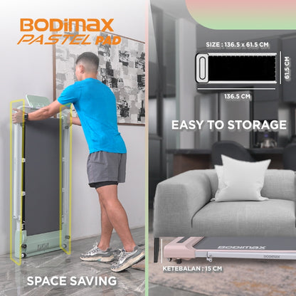 BODIMAX RUNNING PAD PASTEL MINT