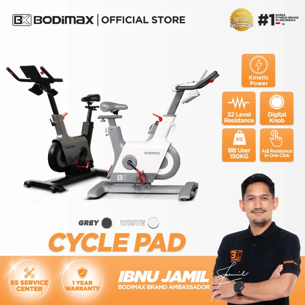 BODIMAX CYCLE PAD WHITE