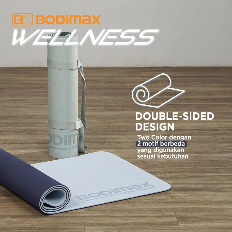 BODIMAX WELLNESS TPE YOGA MATT FOREST GREEN
