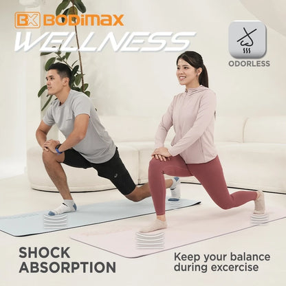 BODIMAX WELLNESS TPE YOGA MATT FOREST GREEN
