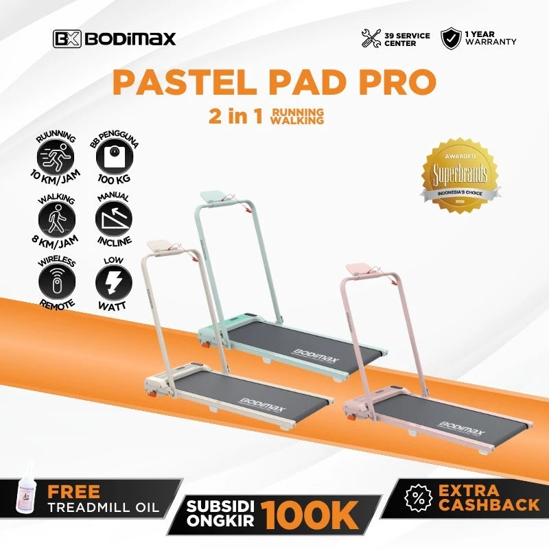 BODIMAX RUNNING PAD PASTEL PRO MINT