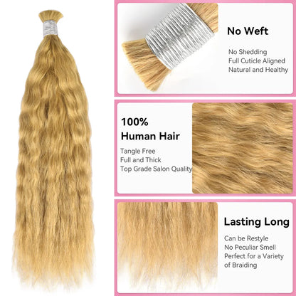#27 Wet & Wavy 100% Human Hair Braid Styles CVOHAIR