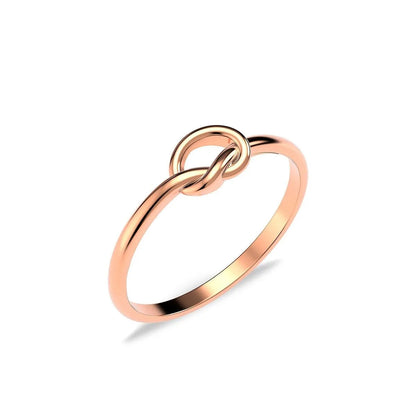 Knot Ring Sterling Silver Everyday Basic Jewelry