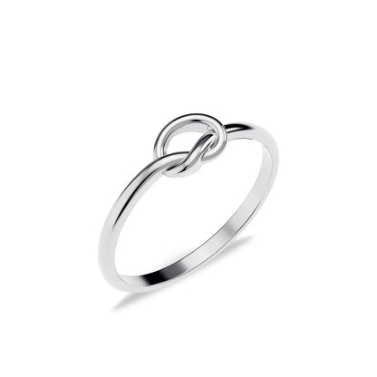 Knot Ring Sterling Silver Everyday Basic Jewelry