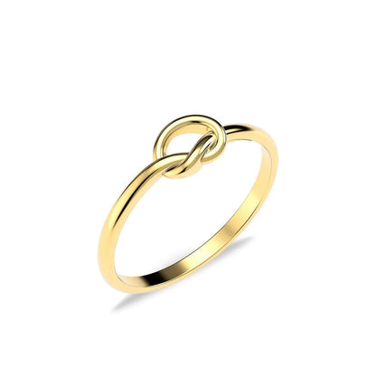 Knot Ring Sterling Silver Everyday Basic Jewelry