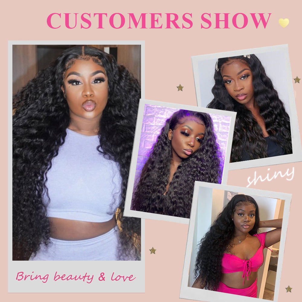 #1B Loose Deep Wave HD Lace Closure  Natural Looking Cvohair