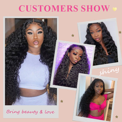 #1B Loose Deep Wave HD Lace Closure  Natural Looking Cvohair