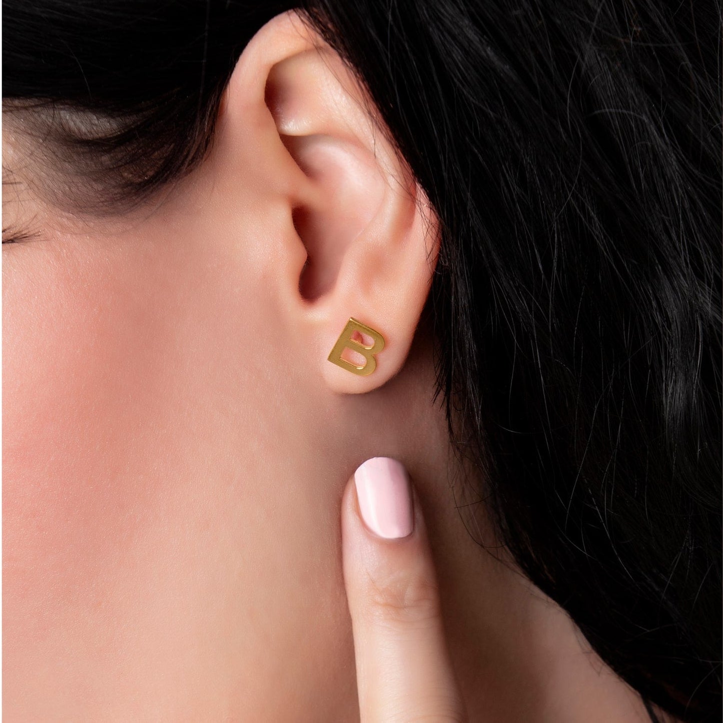 Custom Initials Earrings in 925 Silver Personalized Gift