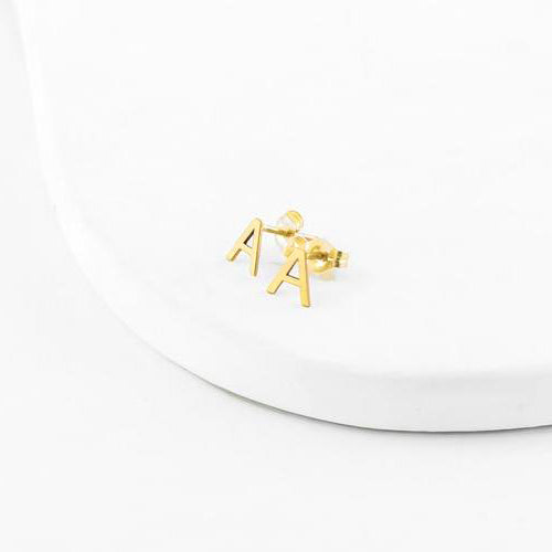 Custom Initials Earrings in 925 Silver Personalized Gift