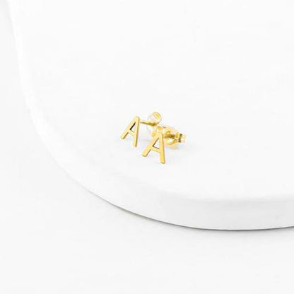 Custom Initials Earrings in 925 Silver Personalized Gift
