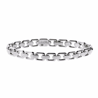 Lothtuis Vuithttton Charm White Gold Bracelet Q95145