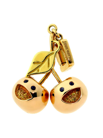 Lothtuis Vuithttton Cherry Gold Limited Edition Charm