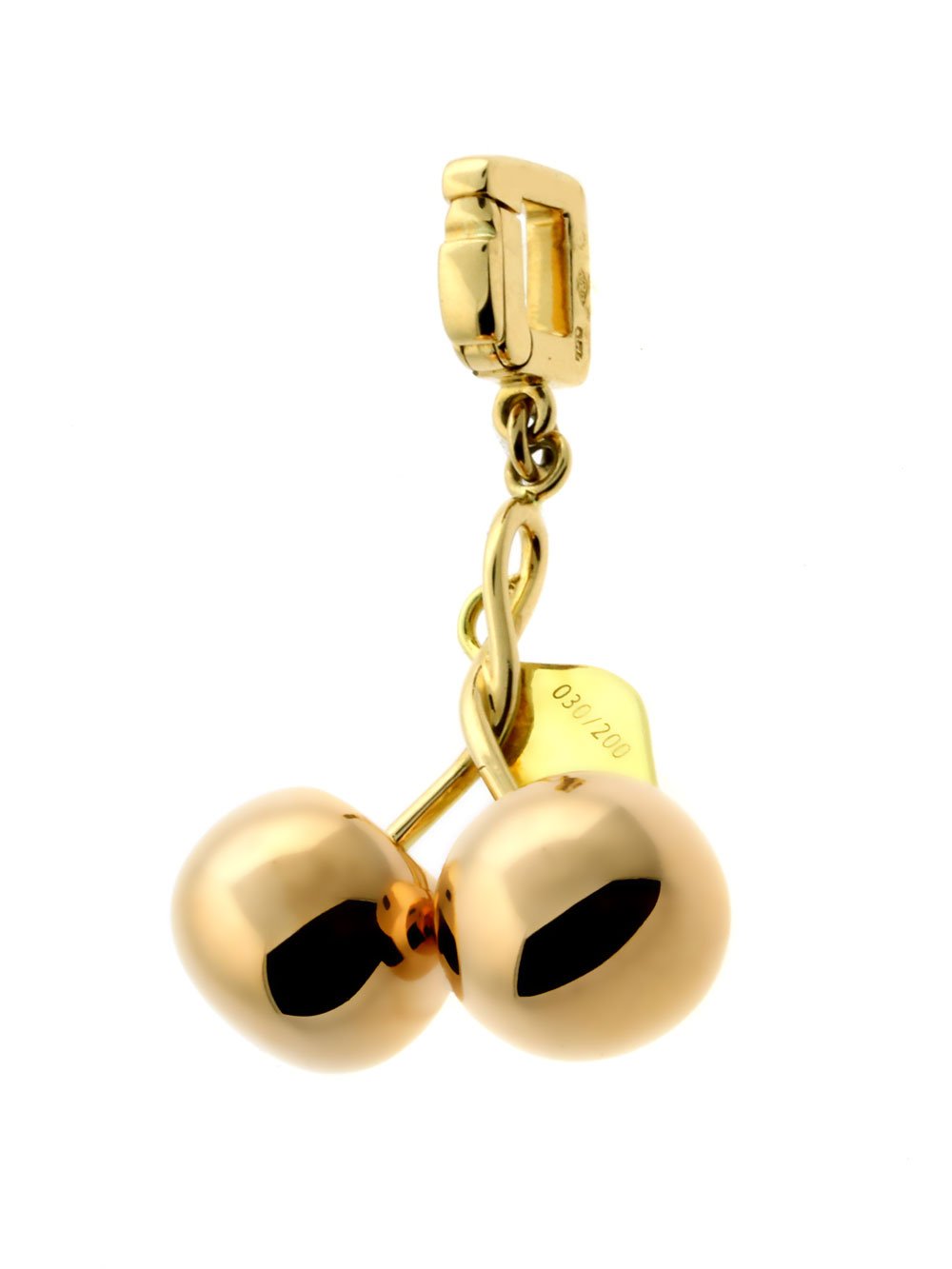 Lothtuis Vuithttton Cherry Gold Limited Edition Charm