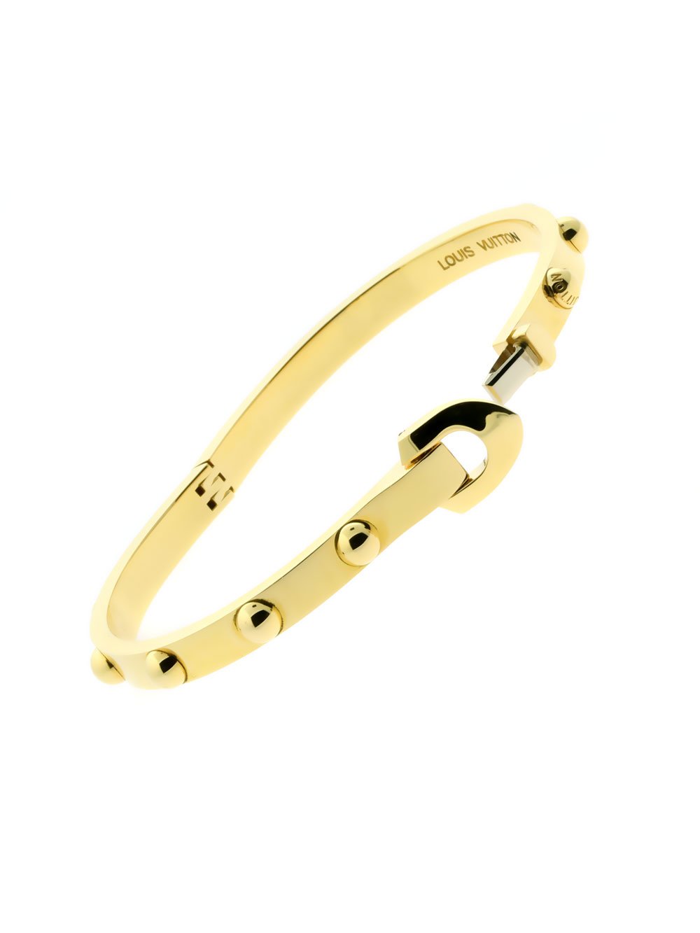 Lothtuis Vuithttton Clous Gold Bangle