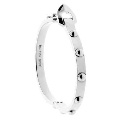 Lothtuis Vuithttton Diamond Gold Bangle Bracelet