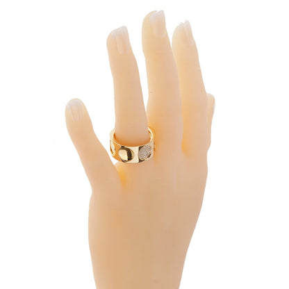 Lothtuis Vuithttton Empreinte Diamond Gold Ring