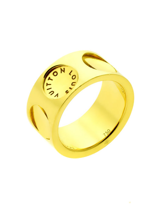 Lothtuis Vuithttton Empreinte Gold Ring