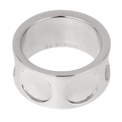Lothtuis Vuithttton Empreinte 18k White Gold Band Ring