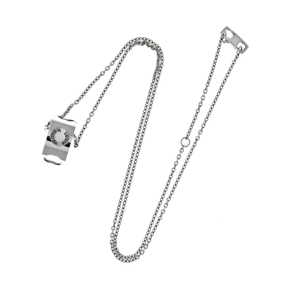 Lothtuis Vuithttton Empreinte White Gold Necklace