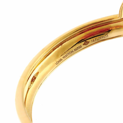 Lothtuis Vuithttton Monogram Gold Bangle Bracelet
