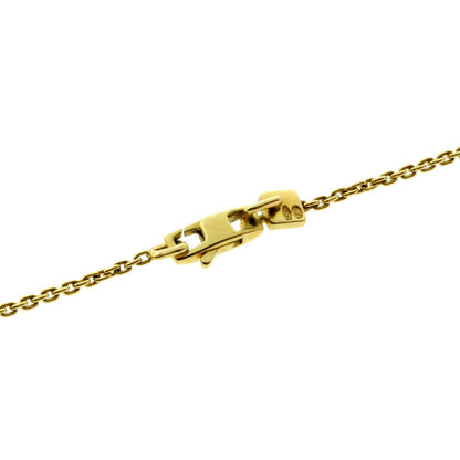 Lothtuis Vuithttton Signature Diamond 18k Yellow Gold Necklace