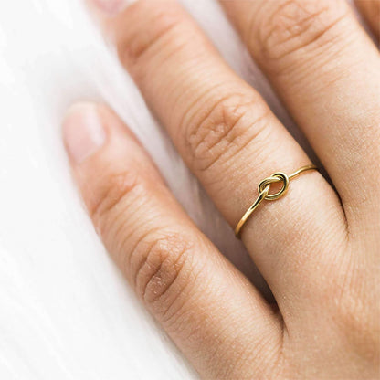 Knot Ring Sterling Silver Everyday Basic Jewelry