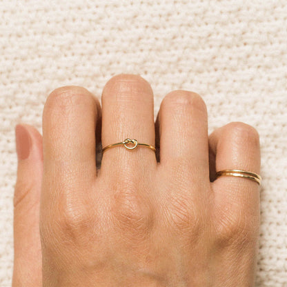Knot Ring Sterling Silver Everyday Basic Jewelry