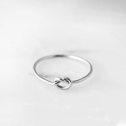 Knot Ring Sterling Silver Everyday Basic Jewelry